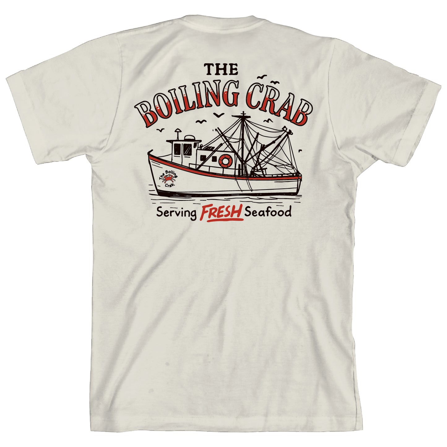 Boiling Crab Fishing Boat Tee