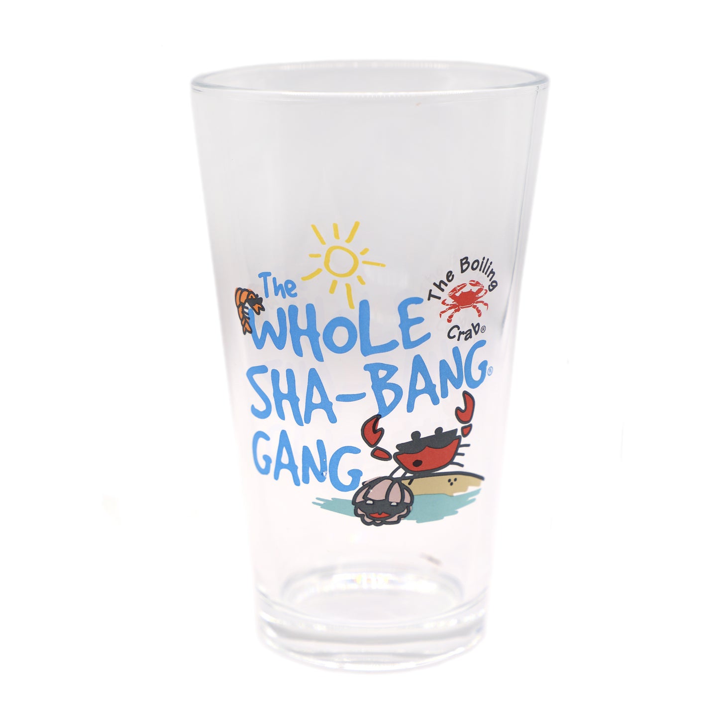 Boiling Crab Pint Glasses - 4 Pack